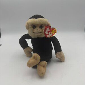 Retired Ty Beanie Baby Mooch The Monkey  Tags 1998 Errors RARE